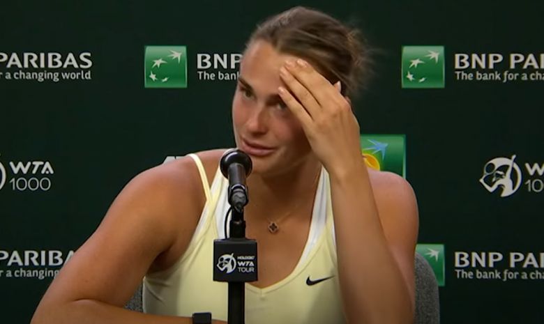 WTA - Indian Wells - Aryna Sabalenka : "There's A Lot Of Tension ...